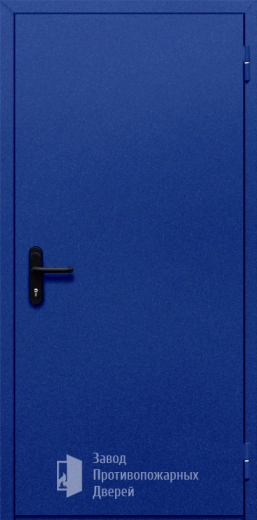 Фото двери «Однопольная глухая (синяя)» в Щербинке