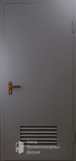 Фото двери «Техническая дверь №3 однопольная с вентиляционной решеткой» в Щербинке
