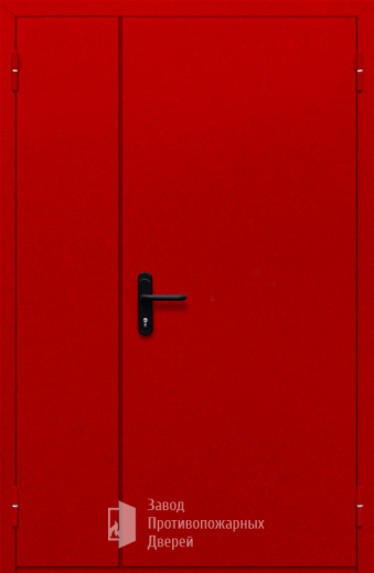 Фото двери «Полуторная глухая (красная)» в Щербинке