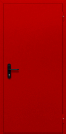 Фото двери «Однопольная глухая (красная)» в Щербинке