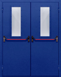 Фото двери «Двупольная со стеклом и антипаникой №63» в Щербинке