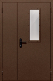 Фото двери «Полуторная со стеклом №28» в Щербинке