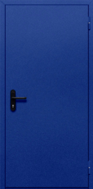 Фото двери «Однопольная глухая (синяя)» в Щербинке