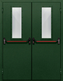 Фото двери «Двупольная со стеклом и антипаникой №69» в Щербинке